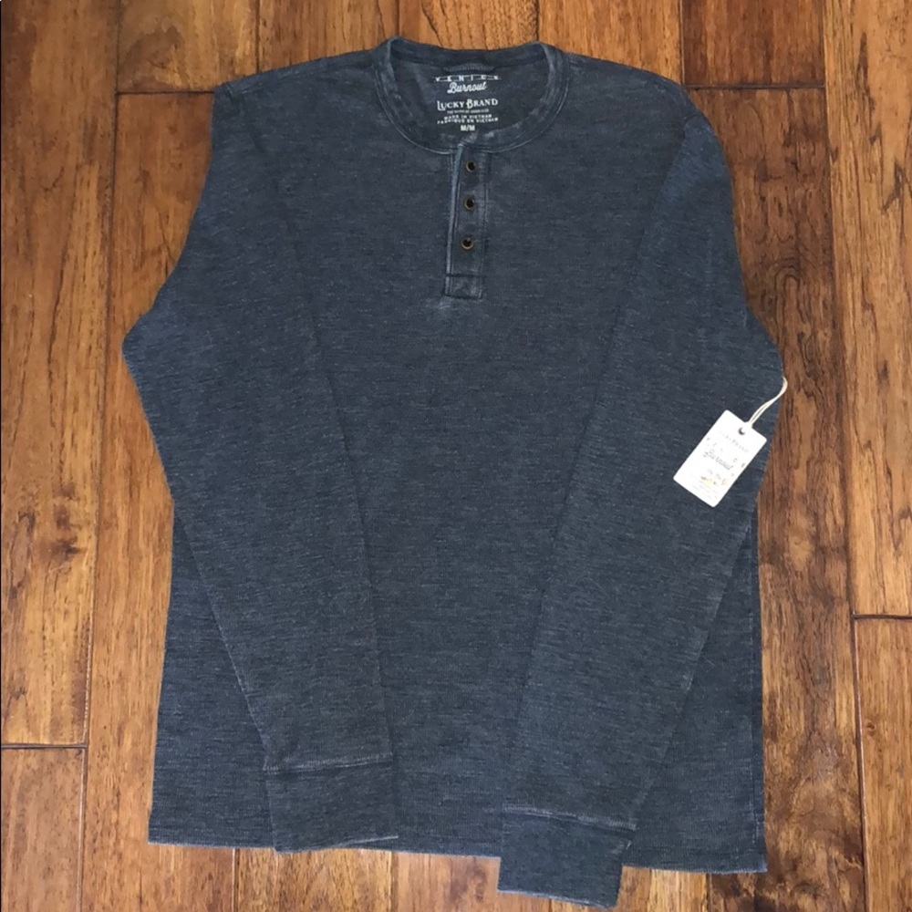 Men’s Lucky Brand Long Sleeve Burnout Tee